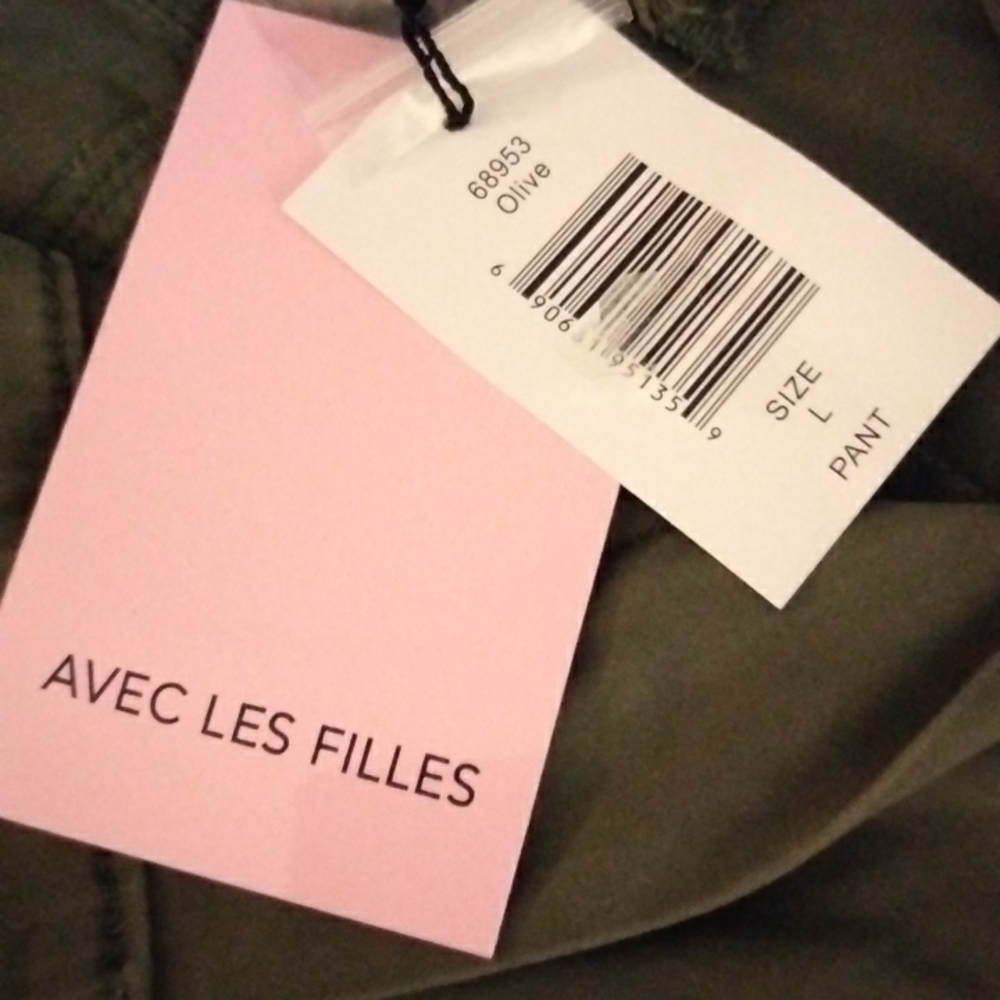Avec Les Filles Side Stripe Cotton Utility Pants - Picture 13 of 15
